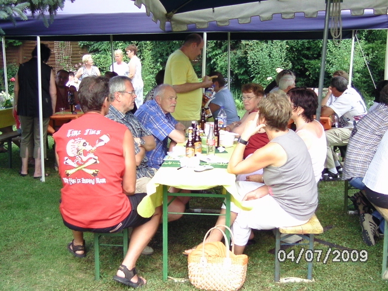 04.07.2009: Sommerfest bei Edgar Fahrenholz